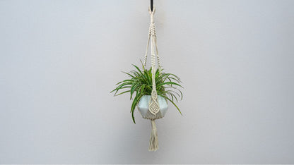Macrame Planter Upward Loop Design