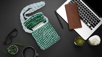 Macramé Sling Bags with Handmade Buttons