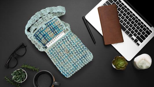 Macramé Sling Bags with Handmade Buttons