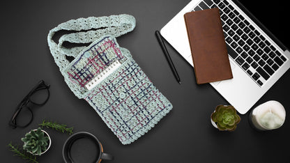 Macramé Sling Bags with Handmade Buttons