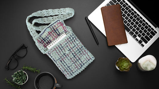 Macramé Sling Bags with Handmade Buttons