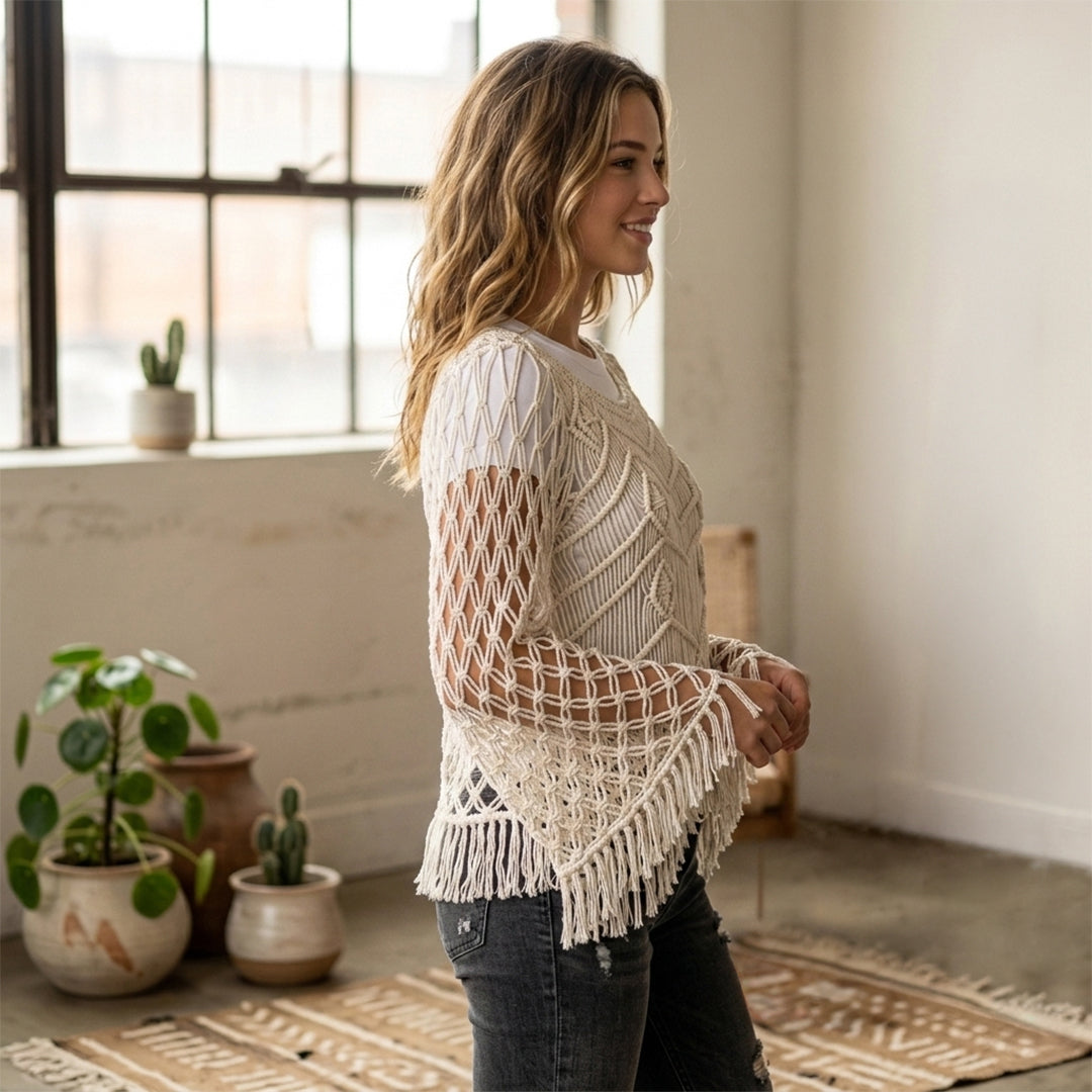 Macramé Top Fringes