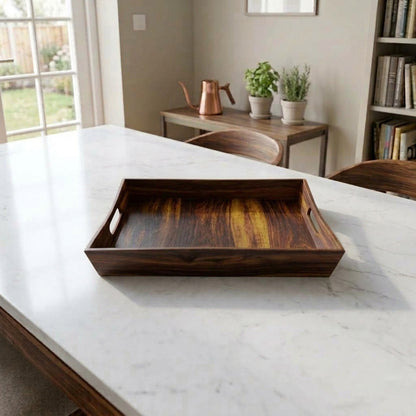 Rectangle Tray in Sheesham Wood