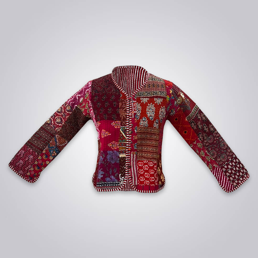 Cotton Quilted Reversible Crop Jackets