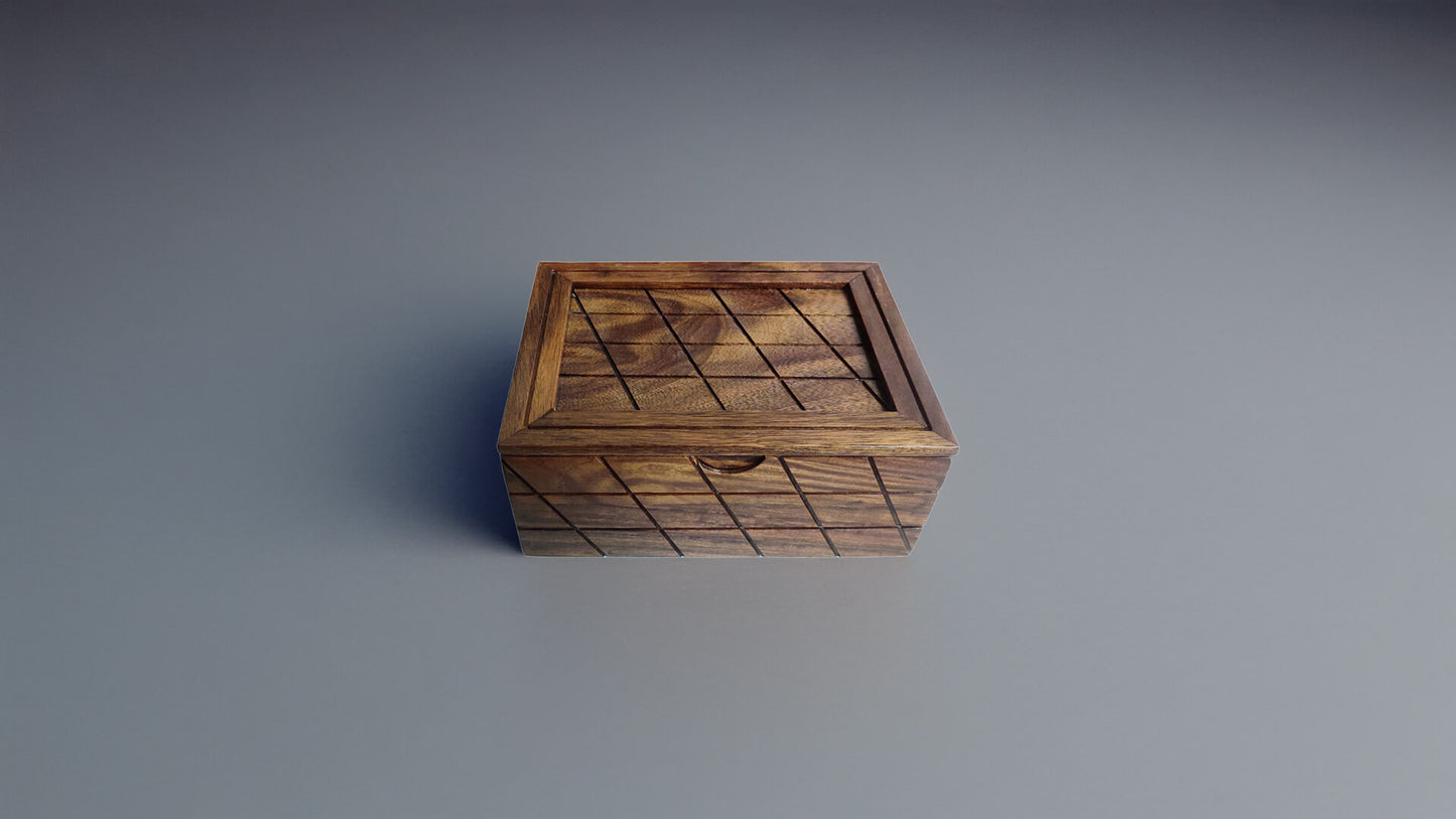 Storage Box in Sheesham Wood