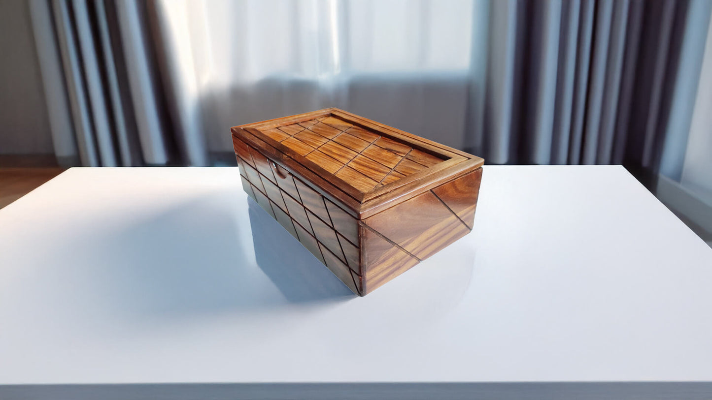 Storage Box in Sheesham Wood