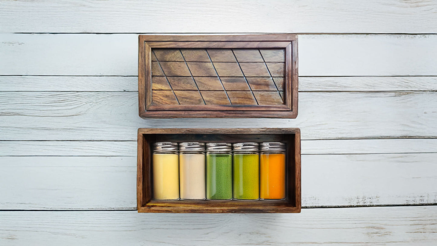 Storage Box in Sheesham Wood