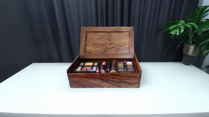 Storage Box with Lift Up Lid in Sheesham Wood