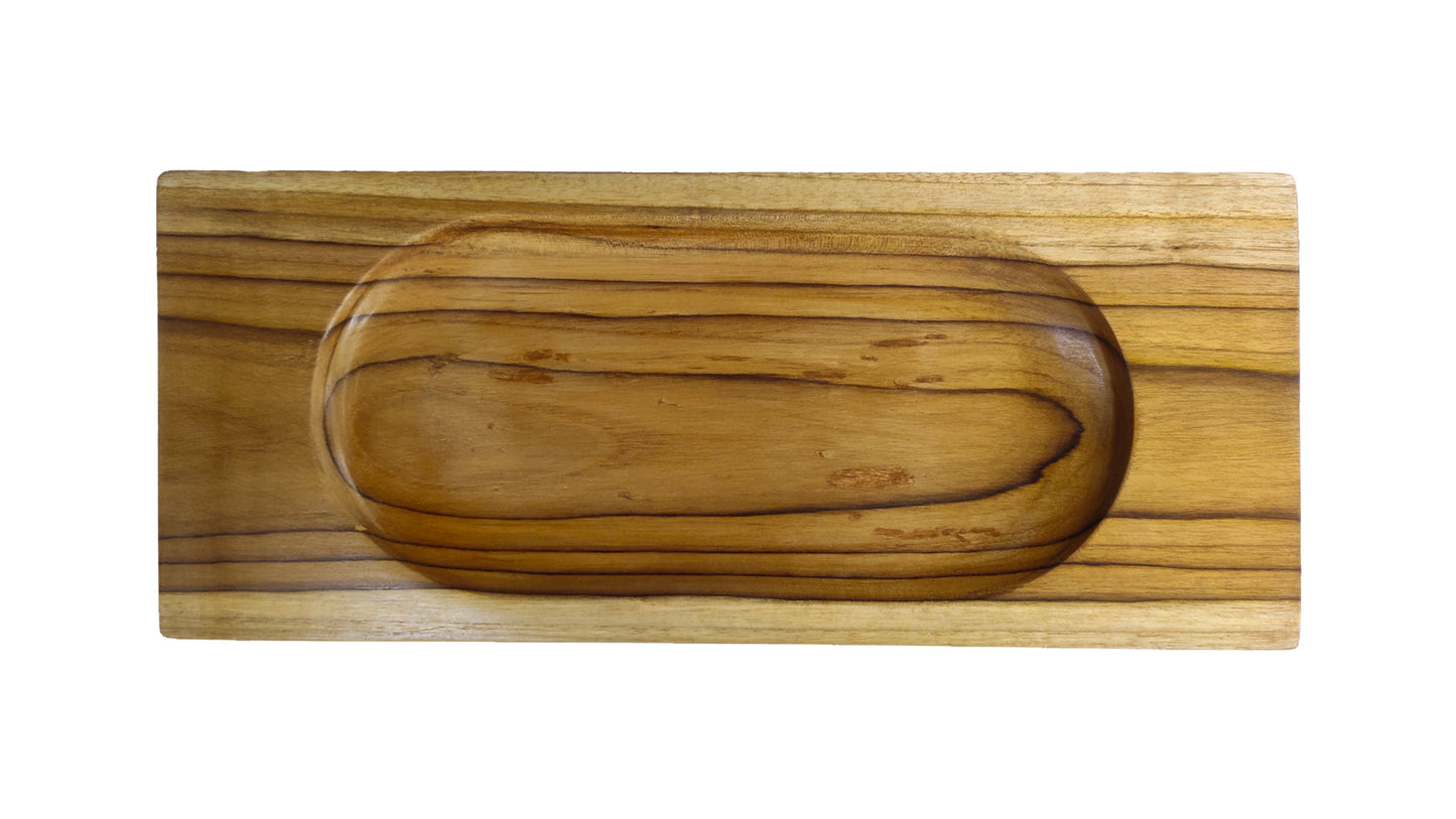 Concave Tray in Teakwood
