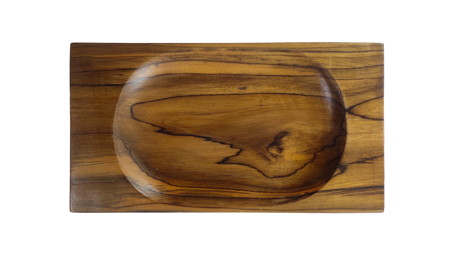Concave Tray in Teakwood