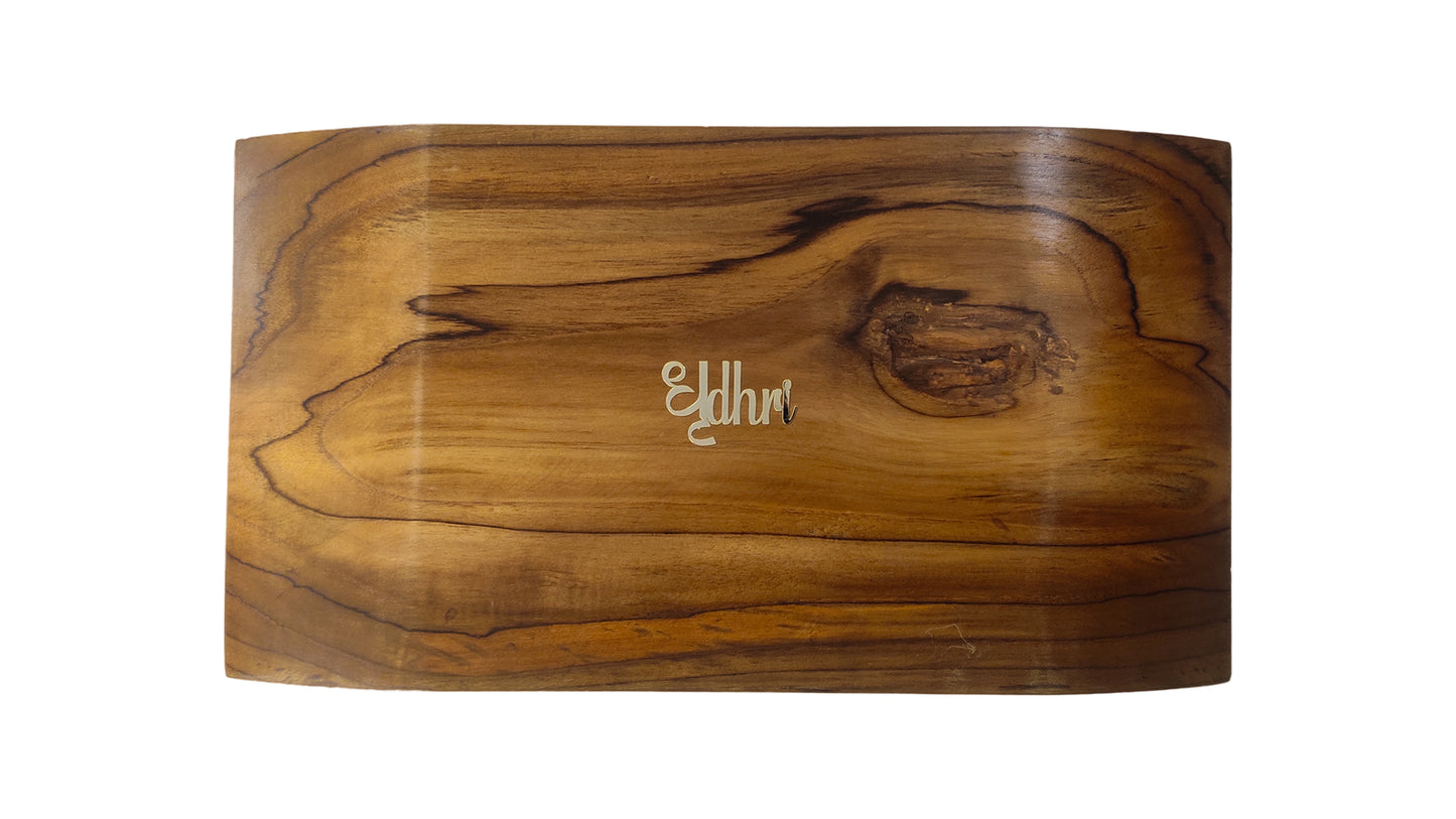 Concave Tray in Teakwood