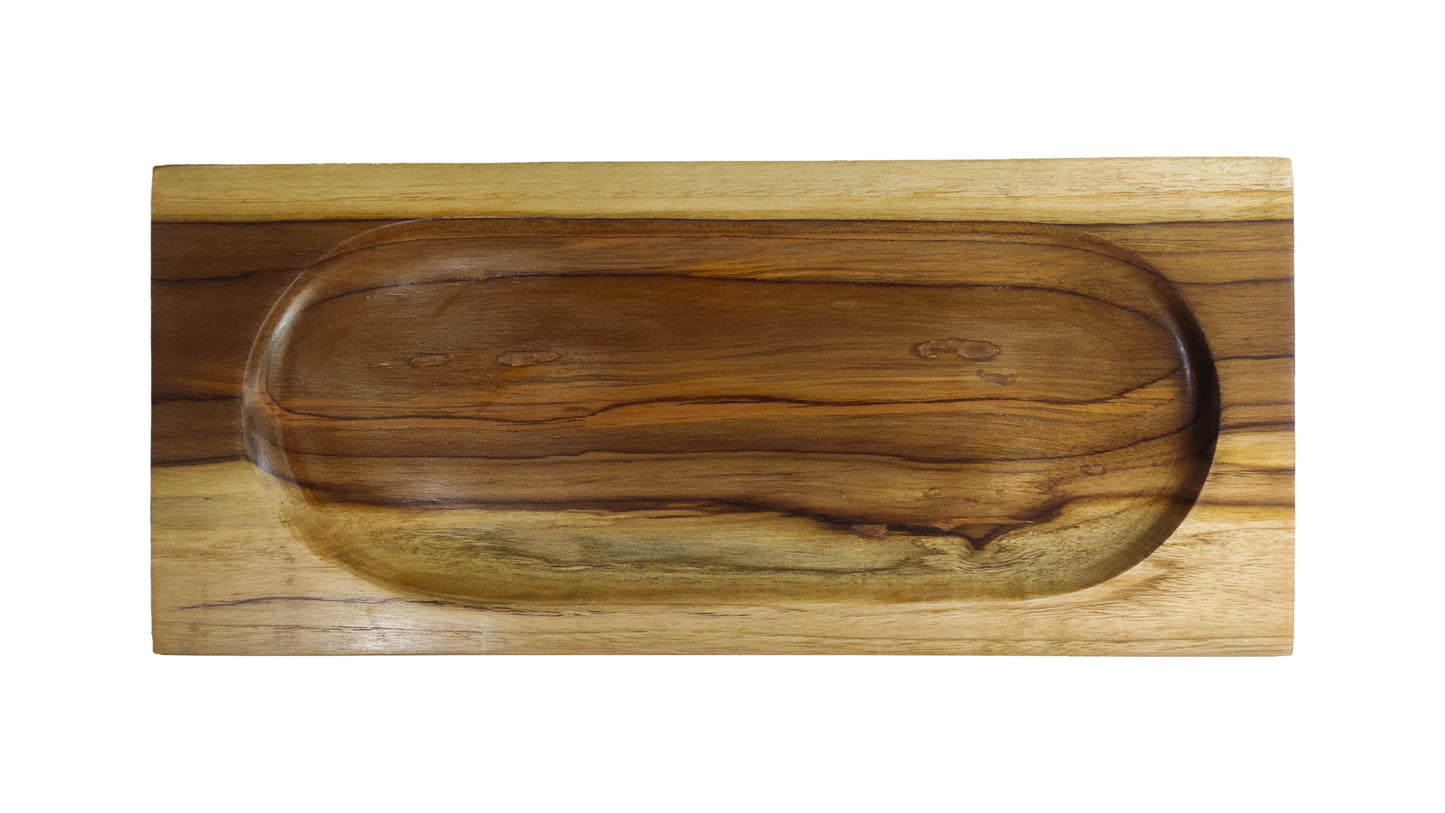 Concave Tray in Teakwood