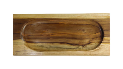 Concave Tray in Teakwood