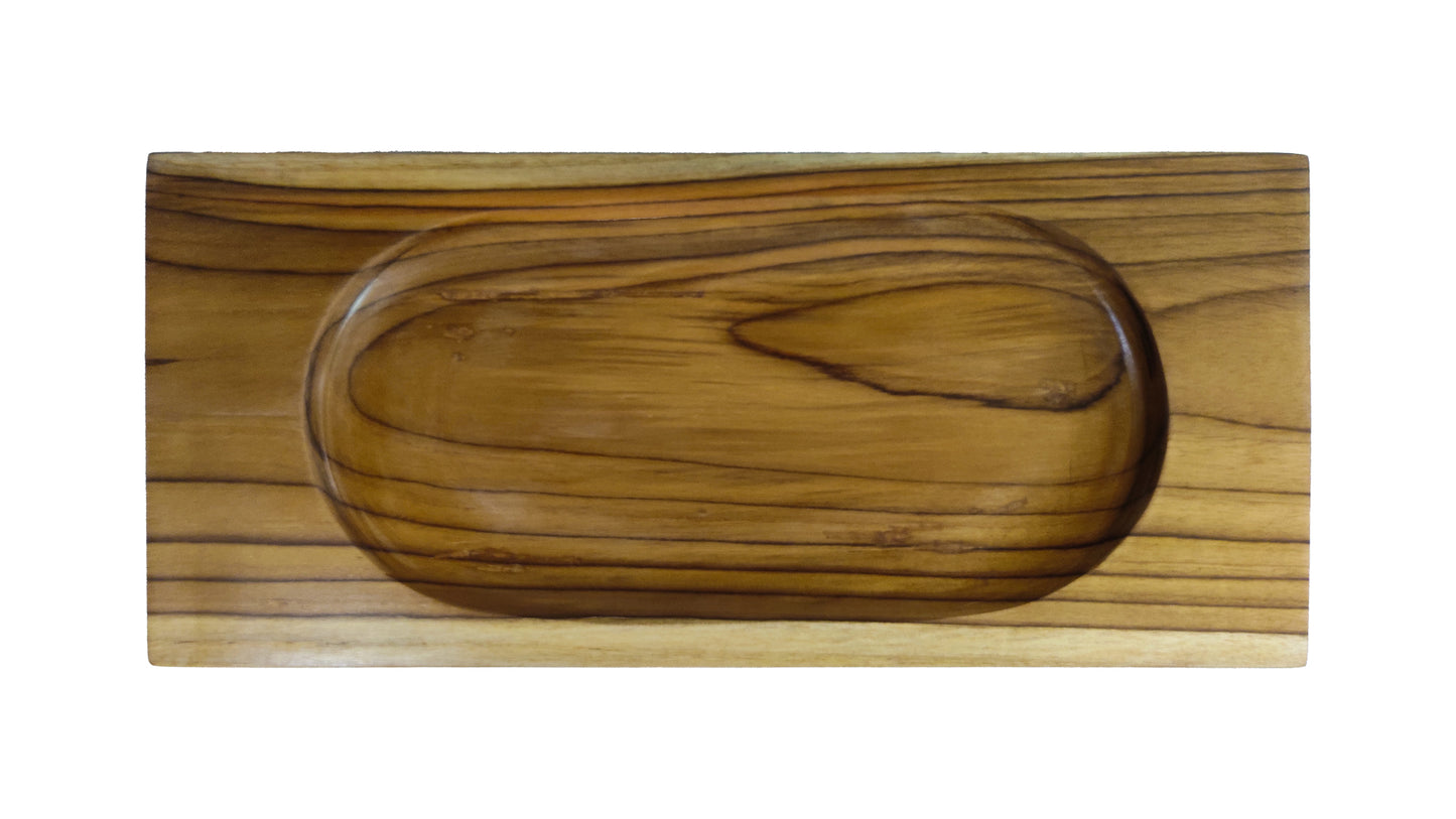 Concave Tray in Teakwood
