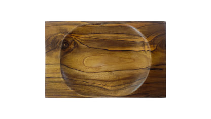 Concave Tray in Teakwood