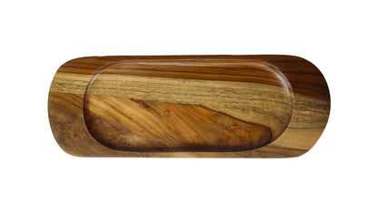Concave Tray in Teakwood