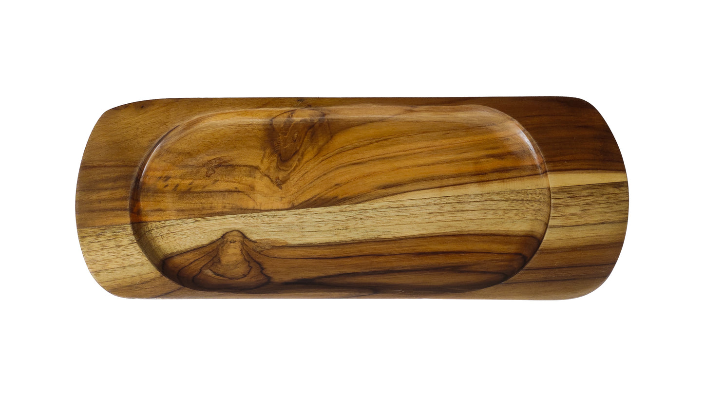 Concave Tray in Teakwood