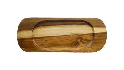 Concave Tray in Teakwood