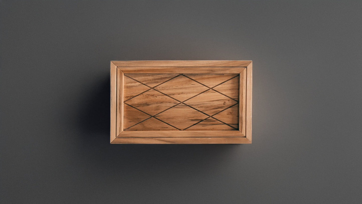 Storage Box in Teak Wood