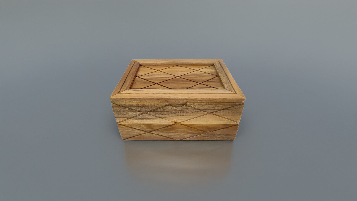 Storage Box in Teak Wood