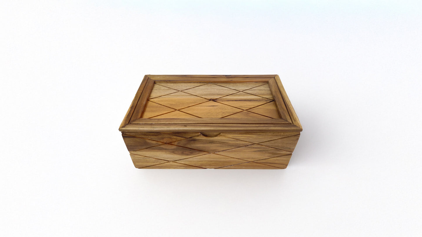 Storage Box in Teak Wood