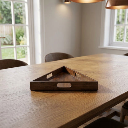 Triangular Tray in Sheesham Wood