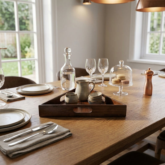 Triangular Tray in Sheesham Wood