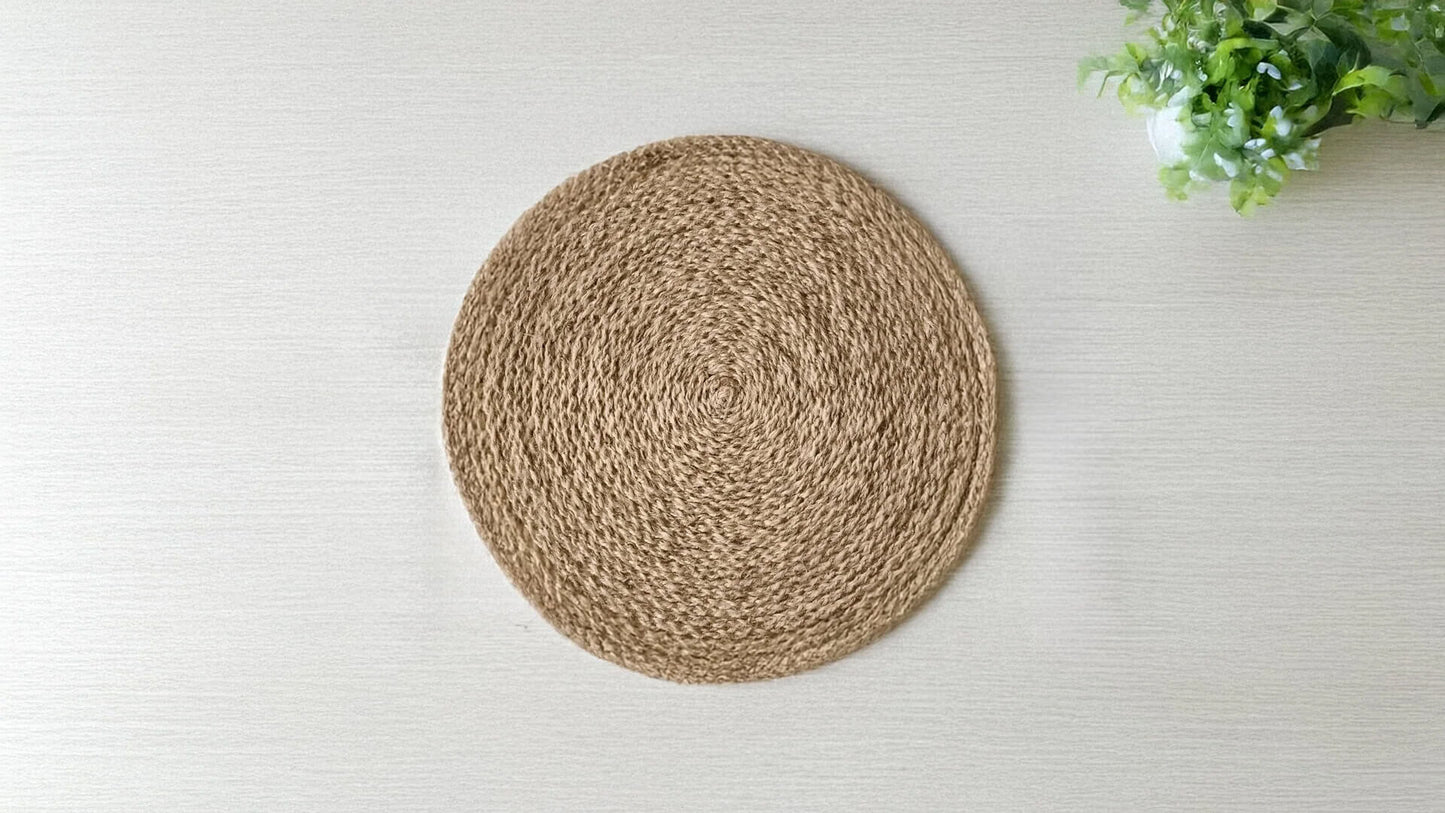 White Jute Placemats
