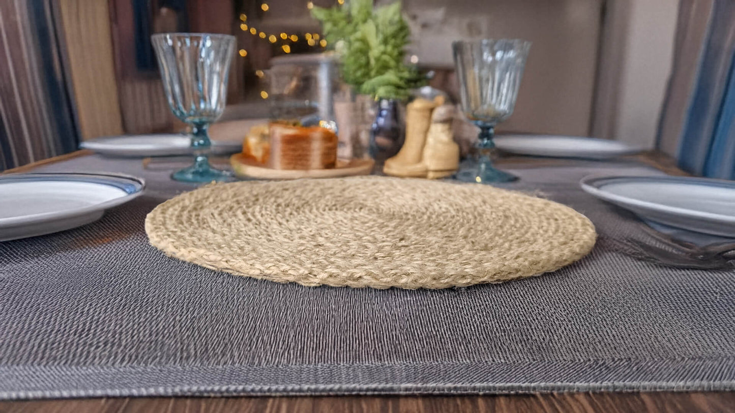 White Jute Placemats