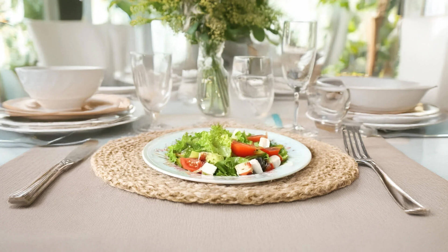 White Jute Placemats