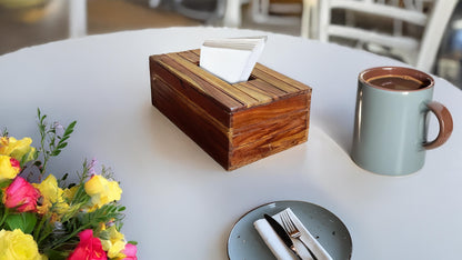 Handmade Sheesham Wood Tissue Box